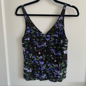 & Other Stories cropped floral tank